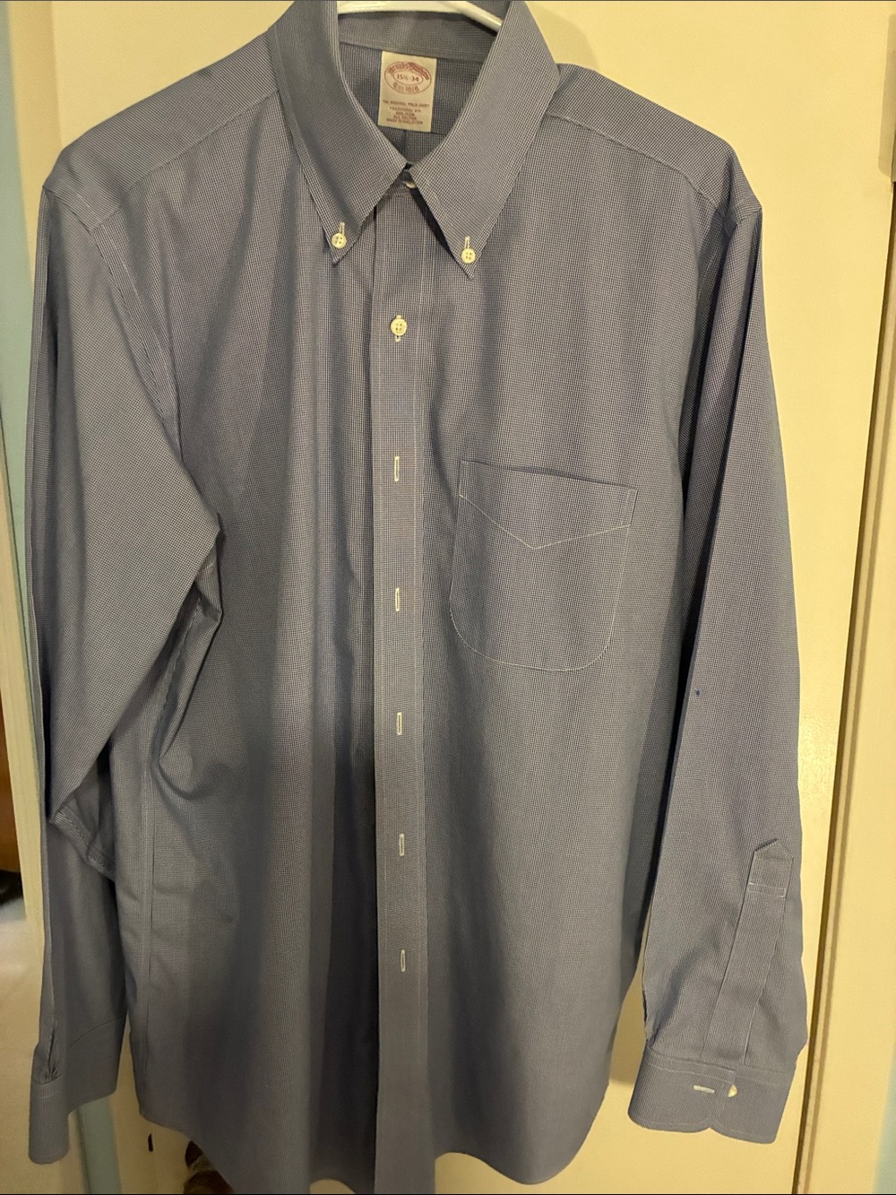 Brooks Brothers Blue Button-Down Dress Shirt